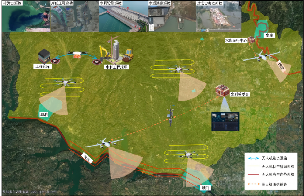 水利工程新变革！揭秘无人机在河道巡检中的4个新兴场景